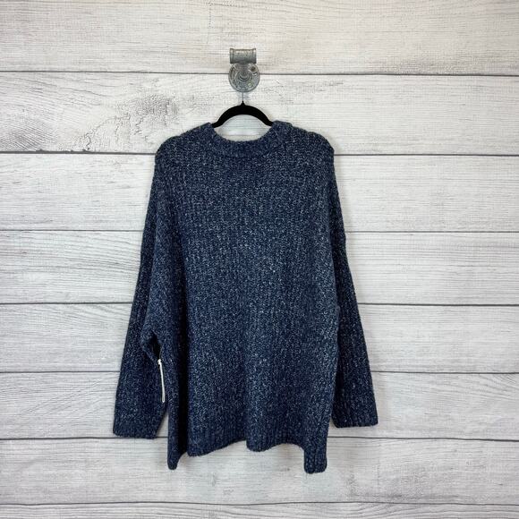 A New Approach Plus Size Blue Woven Knit V-Neck Sweater Size 2X - Picture 7 of 7